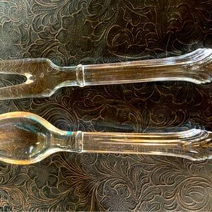 Elegant Clear Dining Utensil Set